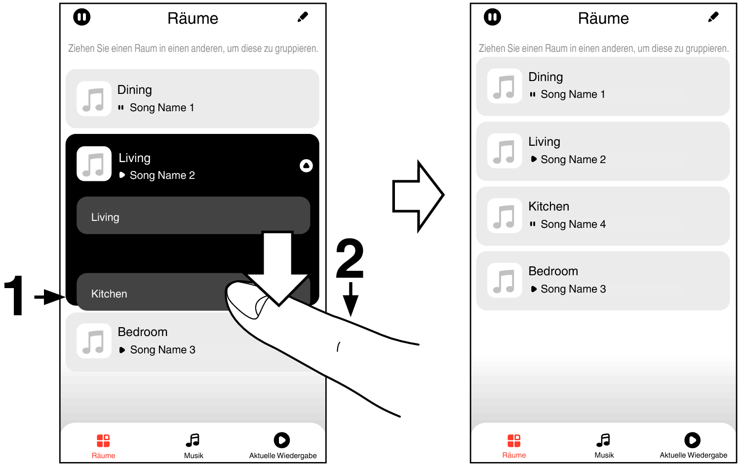 App Ungrouping Room